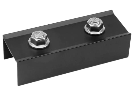 Schwarz Solarmodul Photovoltaik Montage-Set 3x0,8m Aluprofil 40x40 inklusive Montagezubehör | Montageschiene PV-Anlage PV Solarpanele | Aluminiumprofil für Solaranlagen Systemprofil Montageprofil 2,4M