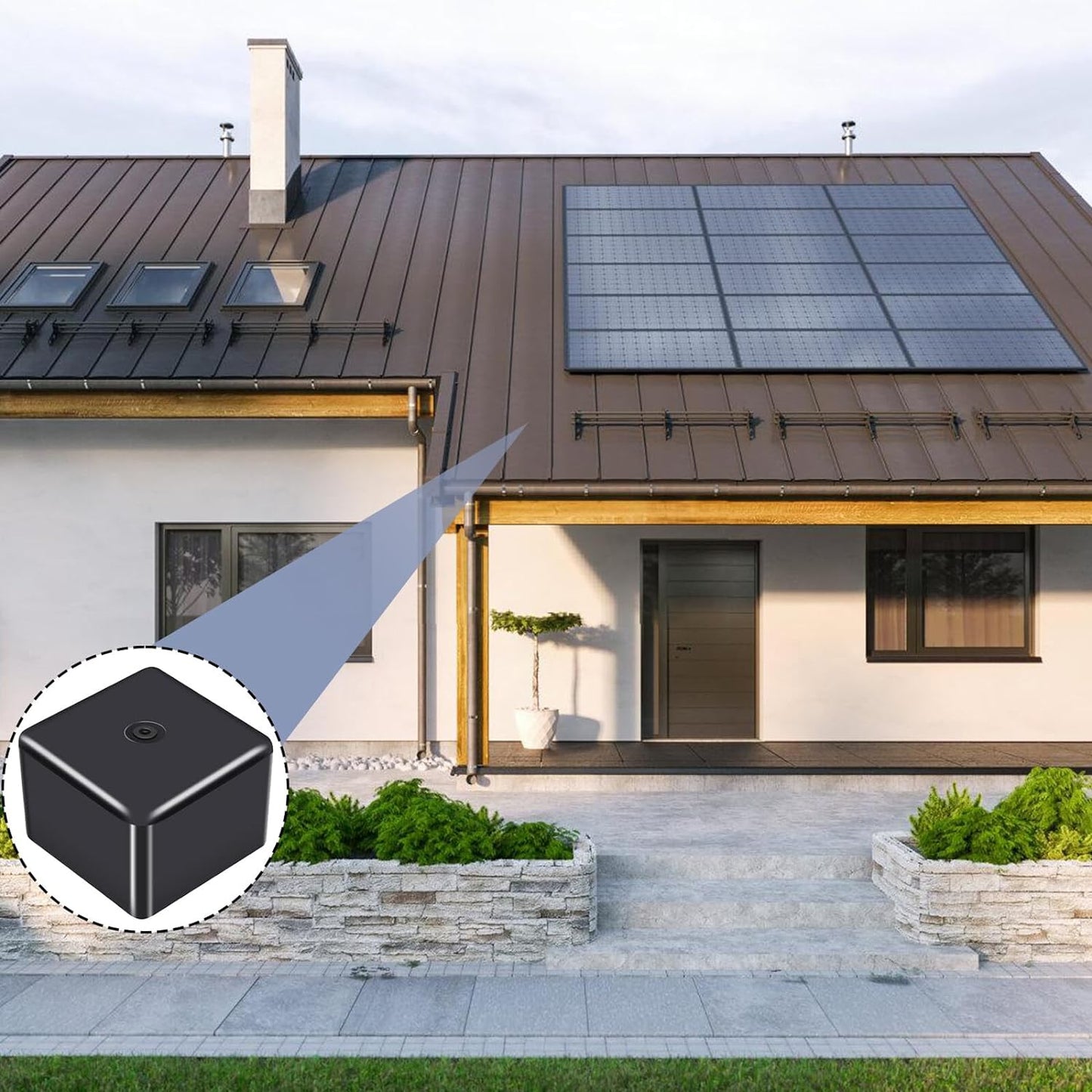 10 pcs Solarmodul-Schienenendkappen für 40X40-Schiene