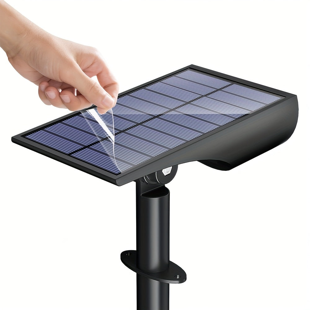 4 Stück Solar-Gartenleuchten mit 9 LEDs | 5 Beleuchtungsmodi | Solar-Baumlicht für Hof und Garten | Ohne Fernbedienung | Außenleuchte