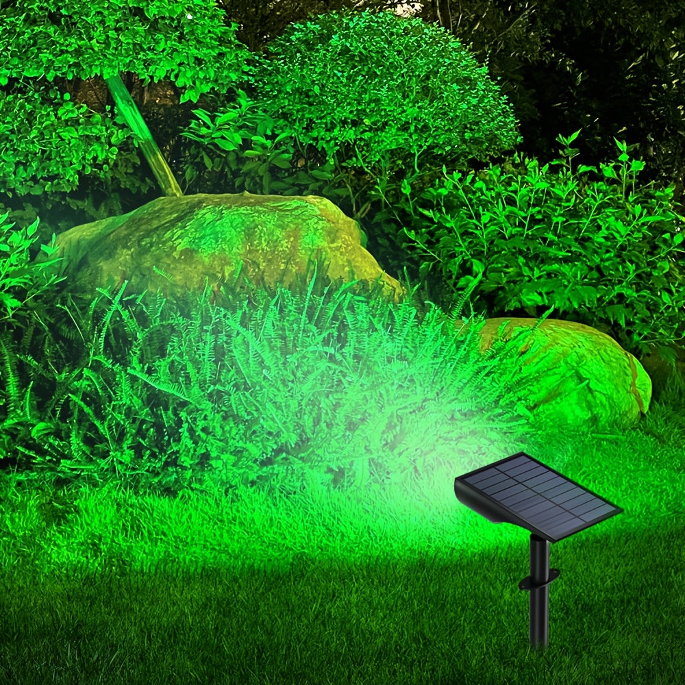 4 Stück Solar-Gartenleuchten mit 9 LEDs | 5 Beleuchtungsmodi | Solar-Baumlicht für Hof und Garten | Ohne Fernbedienung | Außenleuchte