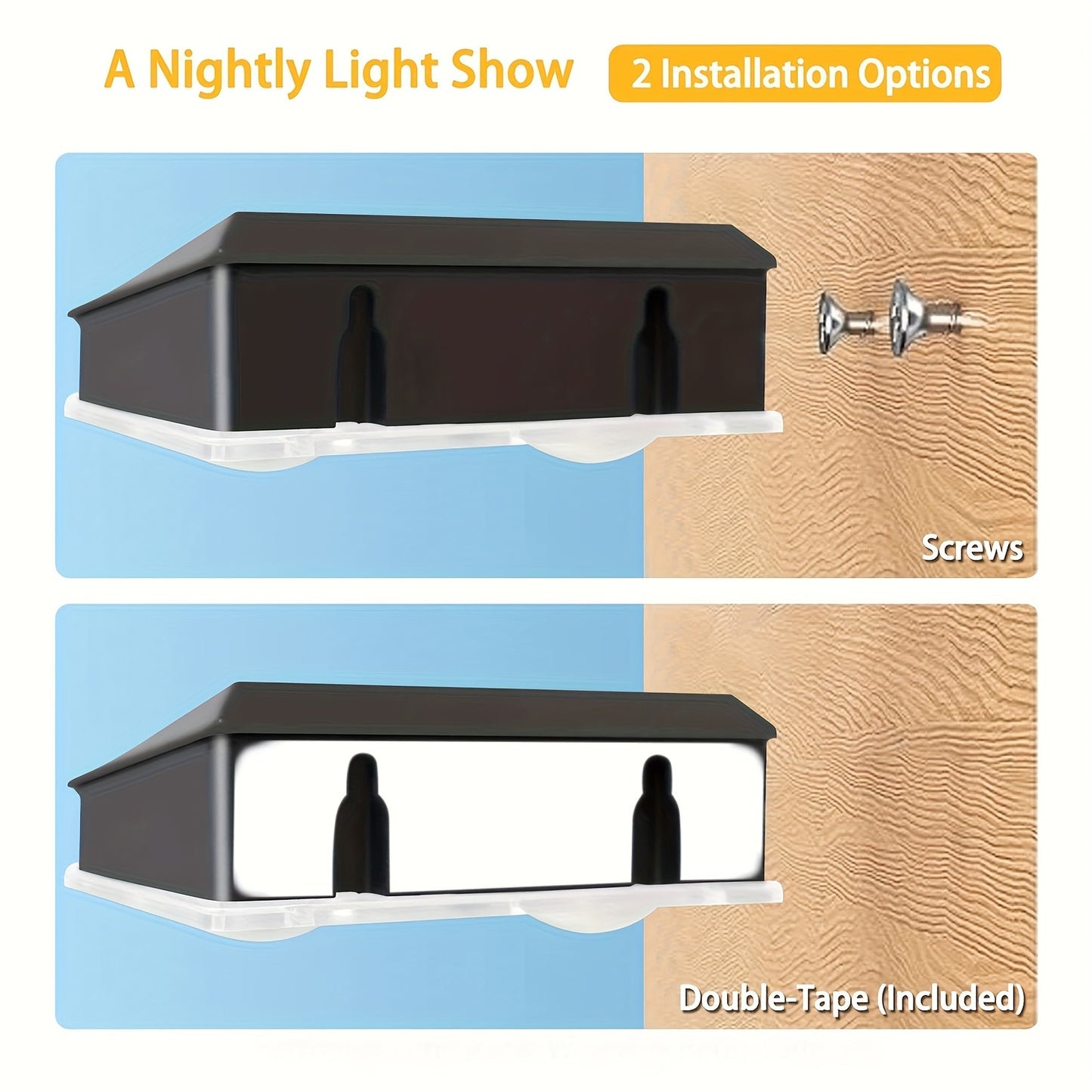 4/ 2er-Pack Outdoor Solarleuchten, 9 Beleuchtungsmodi, Solar-Wandleuchten für Garten, Terrasse, Decke, Stufen und Zäune