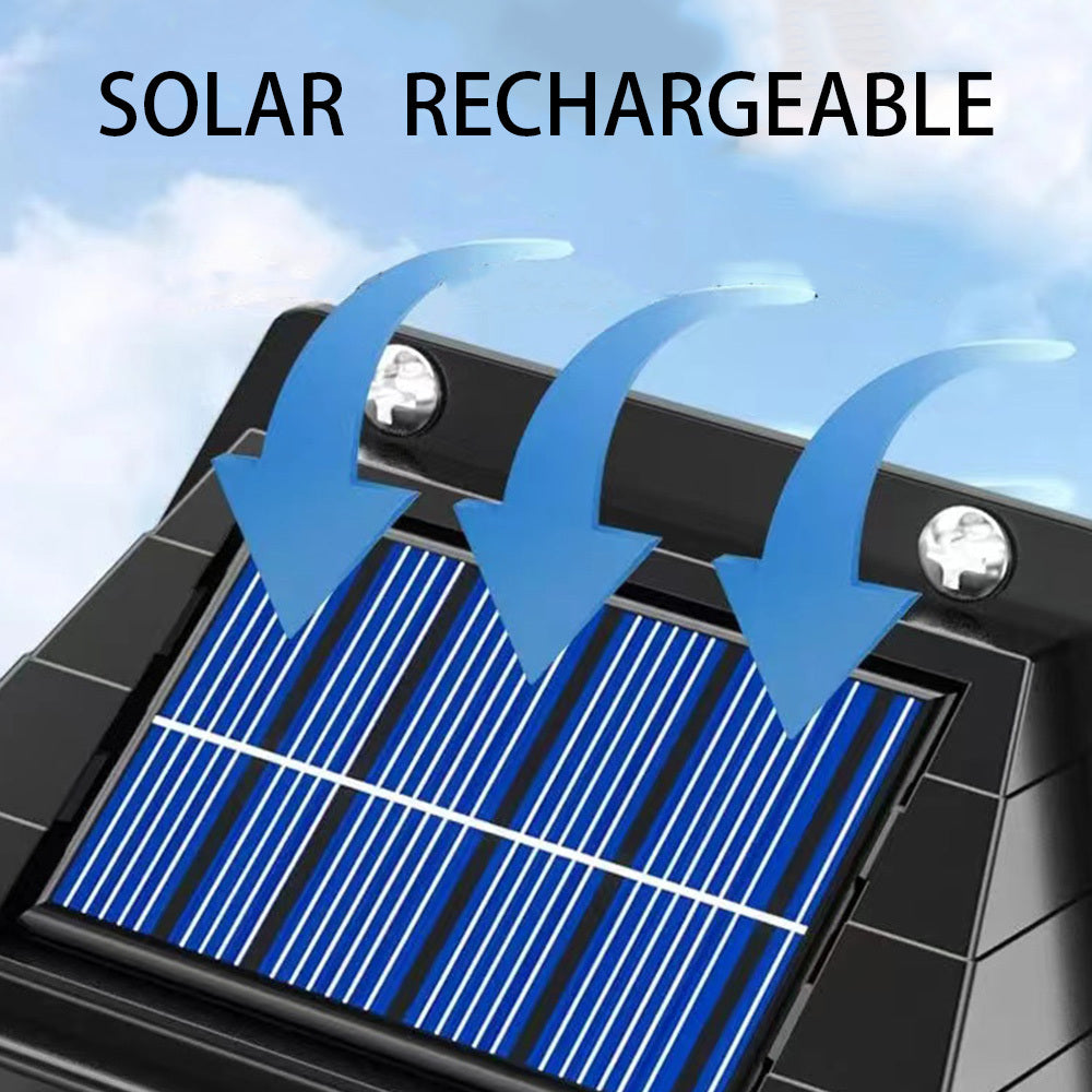 1 Stück Solar-Bewegungsmelder für den Außenbereich, 3 Modi/Wolframdraht, kabellose Solar-Sicherheitsleuchten für das Haus, Solar-Wandleuchten für den Außenbereich für Haustür, Hinterhof, Garage, Terrasse (Warmweiß)