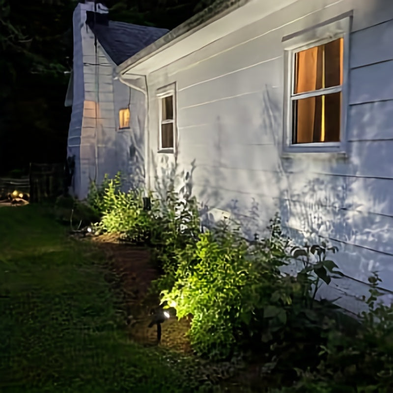 1/2/4/6 St  Solarbetriebene LED-Bodenlampen, 38 LED-Solargartenleuchten, Solar-Rasenleuchten, Solar-Spotlights, geeignet für Gärten, Höfe, Balkone, Rasenflächen, Wege, Villen, Partys, Spielplätze und Outdoor-Halloween-Dekorationen