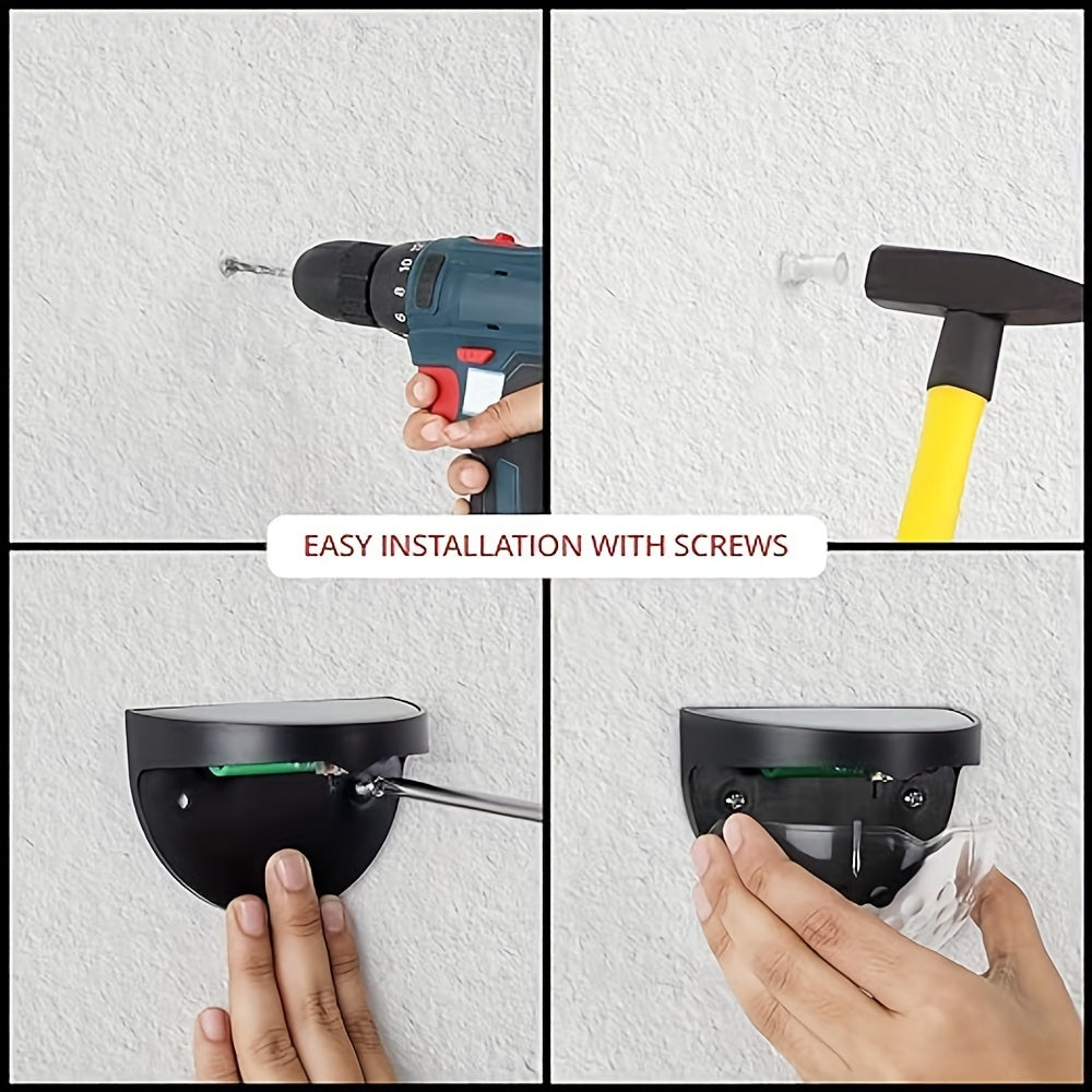 4/6 Stück Solar-Zaunleuchte Solar-Deckenleuchte Solar-Wandleuchte, perfekte Außenbeleuchtung für Zäune, geeignet für Zaun, Terrasse, Innenhof, Garage, Stufen und Treppen