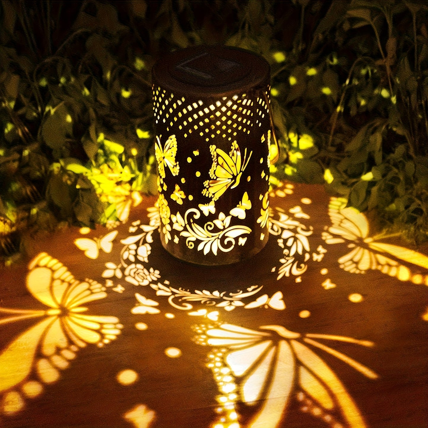 1PC Solarbetriebene Hängeleuchten für draußen, dekorative Laternen für draußen, exquisite dekorative Gartenlaternen, wasserdichte dekorative LED-Gartenleuchten, für Zugang, Landschaft, Garten, Hof, Veranda, Festival, Party