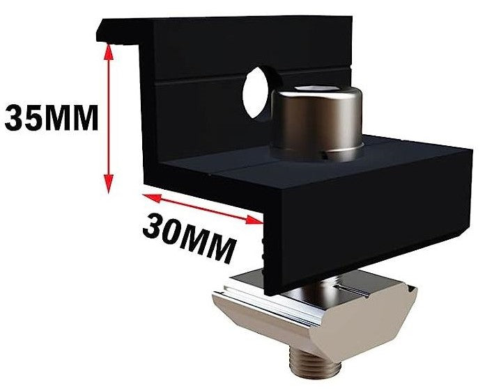 8 pcs Photovoltaik Solarmodul Endklemmensatz 30mm 35mm in einem Mby10