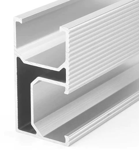 Solarmodul Photovoltaik Montage-Set 3x0,8m Aluprofil 28X55 inklusive Montagezubehör | Montageschiene PV-Anlage PV Solarpanele | Aluminiumprofil für Solaranlagen Systemprofil Montageprofil 2,4m