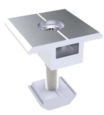 Solar Halterung Ziegeldach Set für1/2/3/4 Module, Upgrade 300MM Aluprofil und Photovoltaik Dachhaken, Solarmodul Halterung Ziegeldach Schwarz Einstellbare Klemmen für Modul Dicke 30mm 35 mm 40mm Mzd01