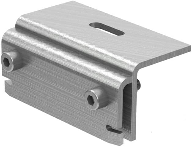 4x Dachfalzklemme zur Solarpanel Befestigung I Stehfalzklemme Photovoltaik aus Edelstahl 1.4301 I Klemme 45x52mm zur Solarmodul Dachbefestigung I Montageklemme zur Stehfalzdach-Montage