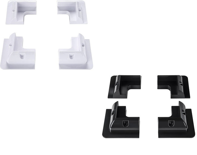 Solarpanel-Montagehalterungen Solar Panel Montagehalterung ABS Halterungen Modul-Halterung für Wohnmobil und Wohnwagen, Boote und Jede Flache Oberfläche (4 Ecken Bohrfreie)