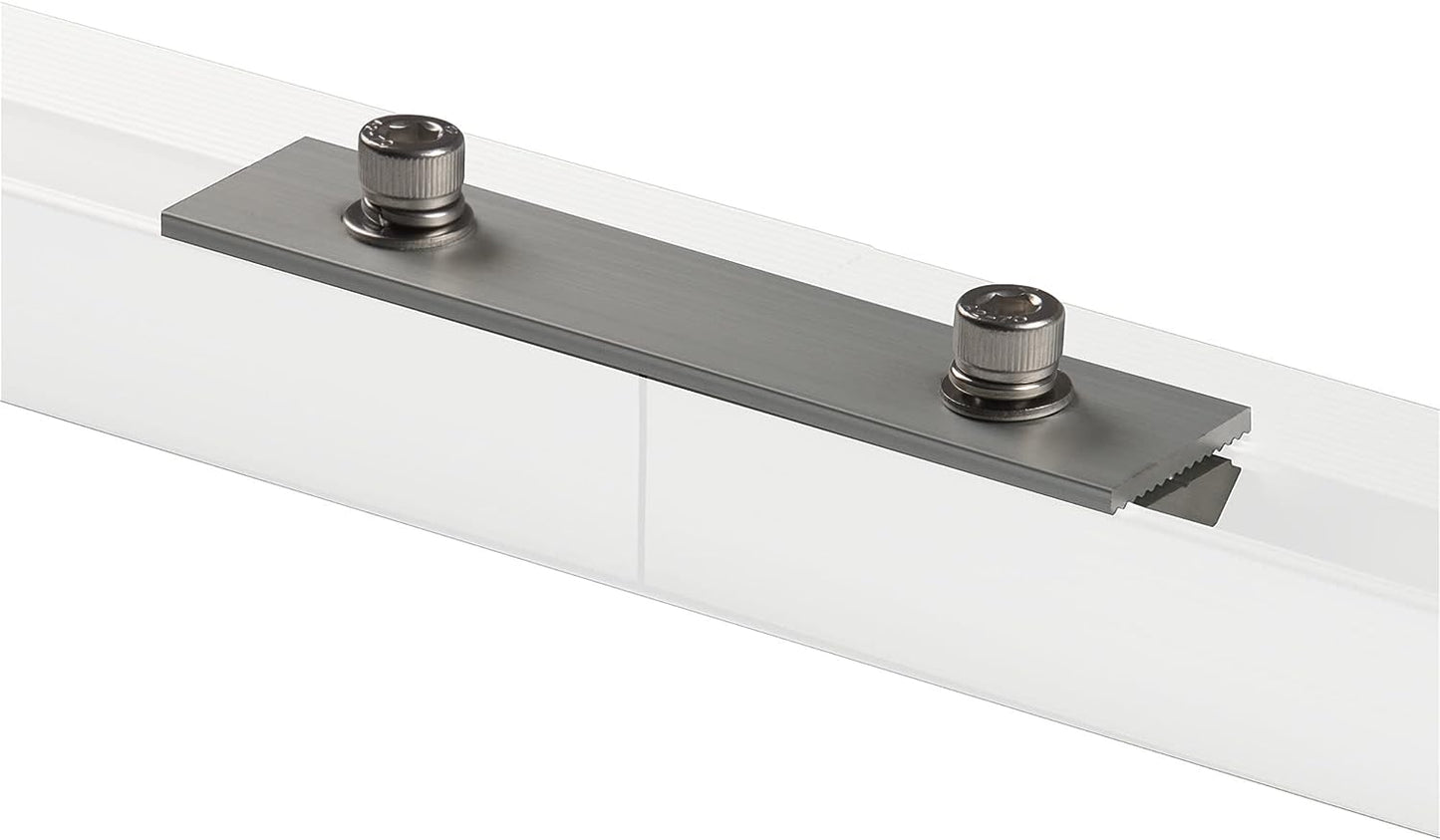 Universal Aluminium Solarmodulschienen Profil Verbinder | Solarbefestigung Verbindung | verstellbarer T-Form Solarmodulträger, Befestigungsmodul | Endklemme, Modulklemme, Montagehalterung