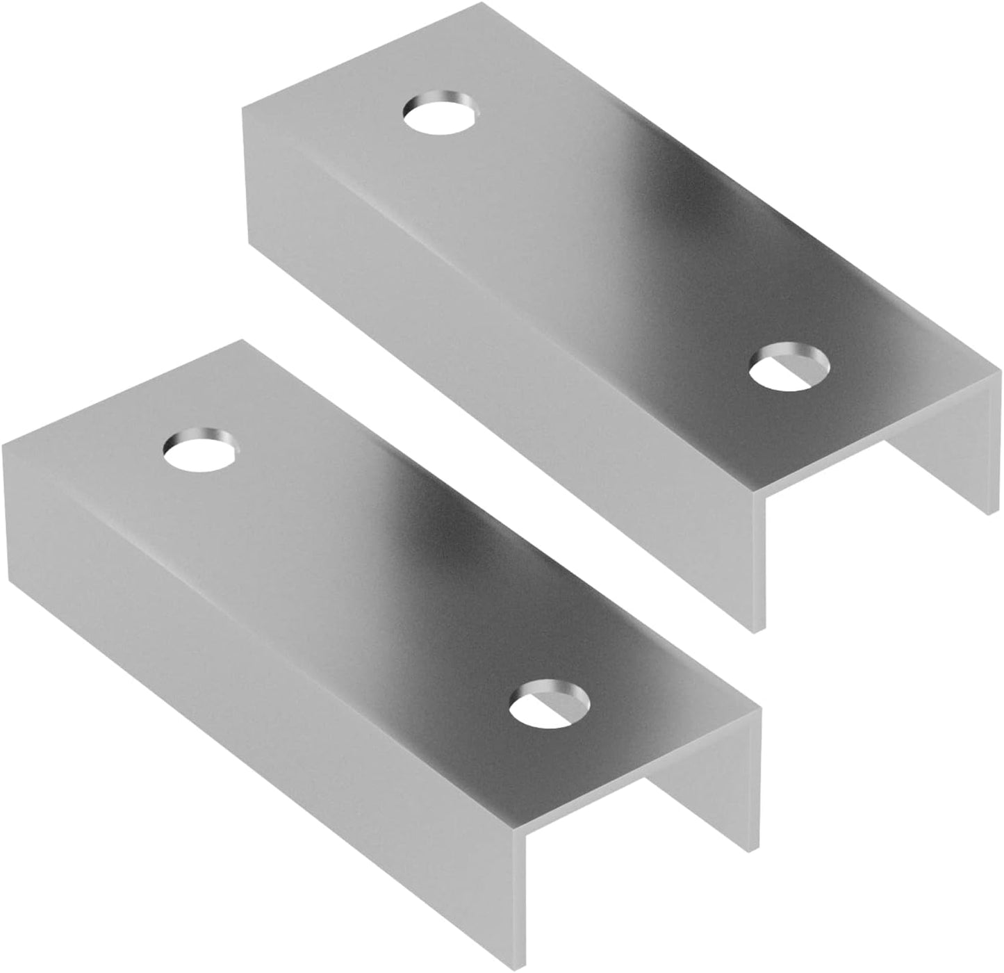 Aluminium C-Profilverbinder für 40x40-Montageschiene PV Solarpanelen | Photovoltaik Solarmodul Schienen Verbinder zur Montage von Aluminiumprofilen | Photovoltaik Montageschiene Zubehör