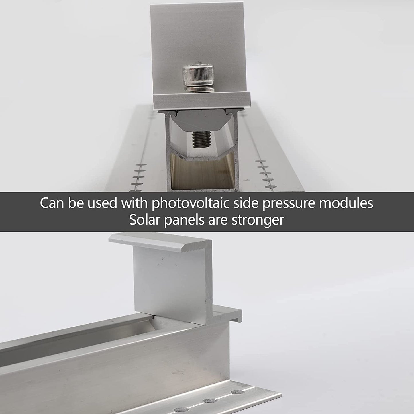 Solarmodul Photovoltaik mini Alu Montageschiene Mini Solarprofil Montageprofil 300MM /400MM  mfm02