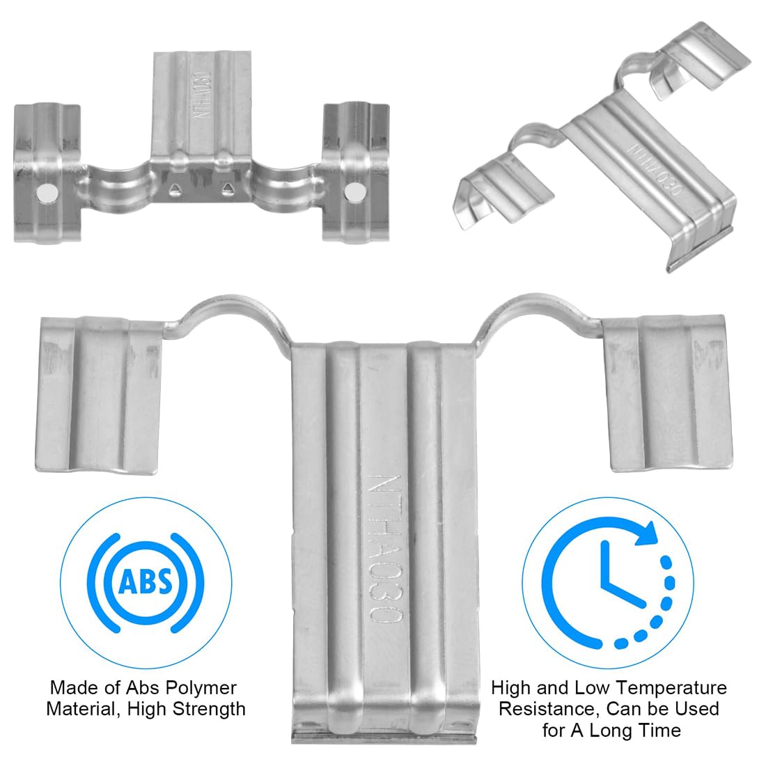 30 Pcs Edelstahl Wasserablauf-Clip für Solarmodul Mps03