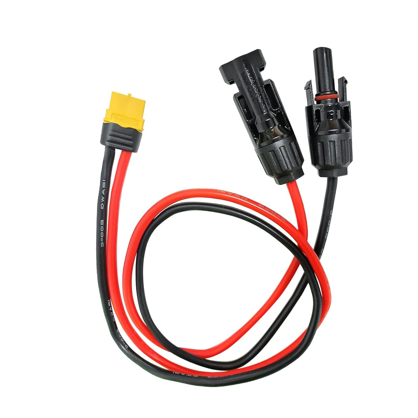 Solarladekabel Solarkabel 0.6M/3M, Solarstecker auf XT60 Stecker Solarpanel Adapter Kabel, für EF DELTA 2 und River Pro MAX Powerstation 757 Powerhouse Solar Generator