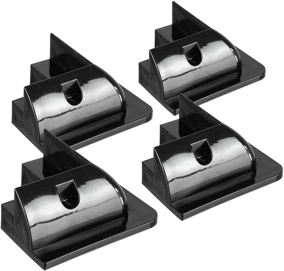 Solarpanel-Montagehalterungen Solar Panel Montagehalterung ABS Halterungen Modul-Halterung für Wohnmobil und Wohnwagen, Boote und Jede Flache Oberfläche (4 Ecken Bohrfreie)