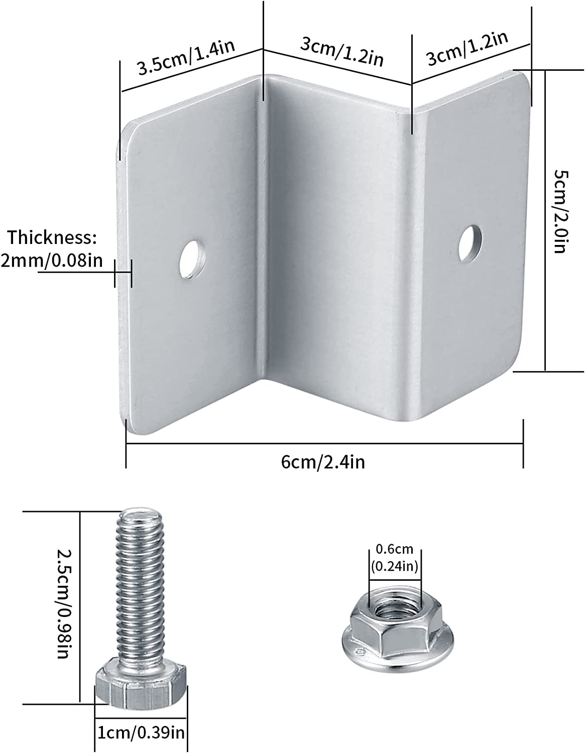 Solarmodul Z-Halter 4pcs 1 Pack Mzb01s