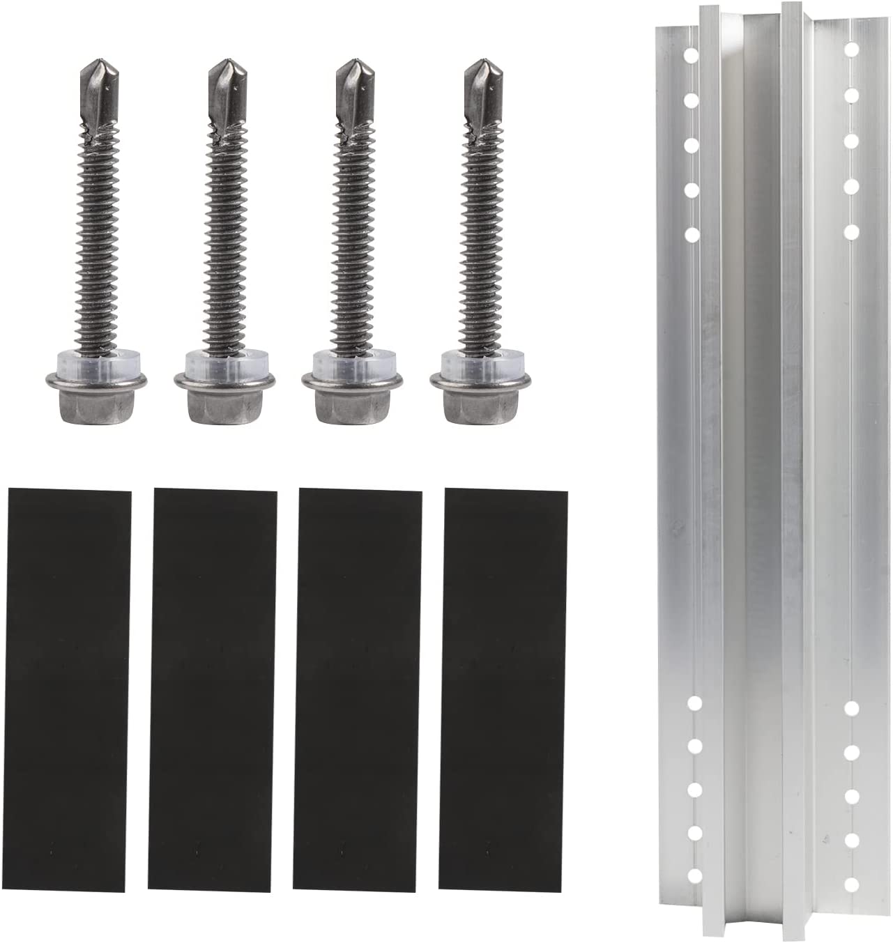Solarmodul Photovoltaik mini Alu Montageschiene Mini Solarprofil Montageprofil 300MM /400MM  mfm02