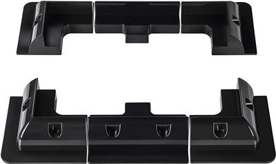 6pc Solarmodul Halterungen, Ruipoo Solarpanel Montagehalterung Seitenhalterungen ABS Eckhalter Satz bohrfrei Weit verbreitet auf Wohnmobile, Boote, Flachdächer, Camping und Caravan-Installationen