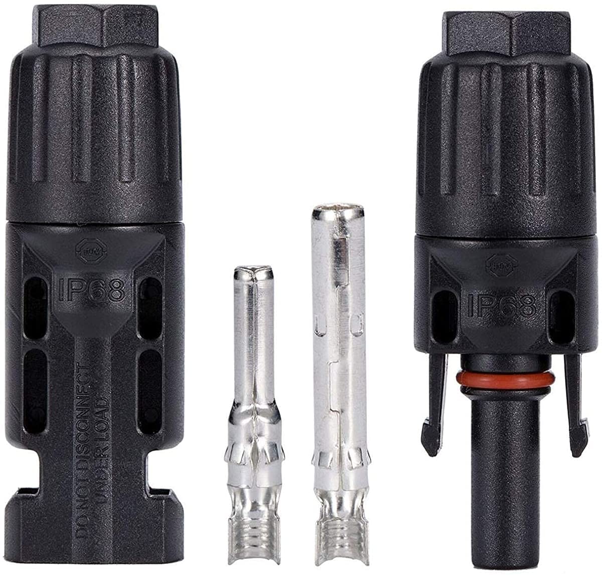 SolarStecker, 20/50/100 pcs Männlich Weiblich Solarmodul Stecker Ip67 Wasserdicht, PV Stecker Kompatibel mit 2.5mm²-6mm² Solarkabel