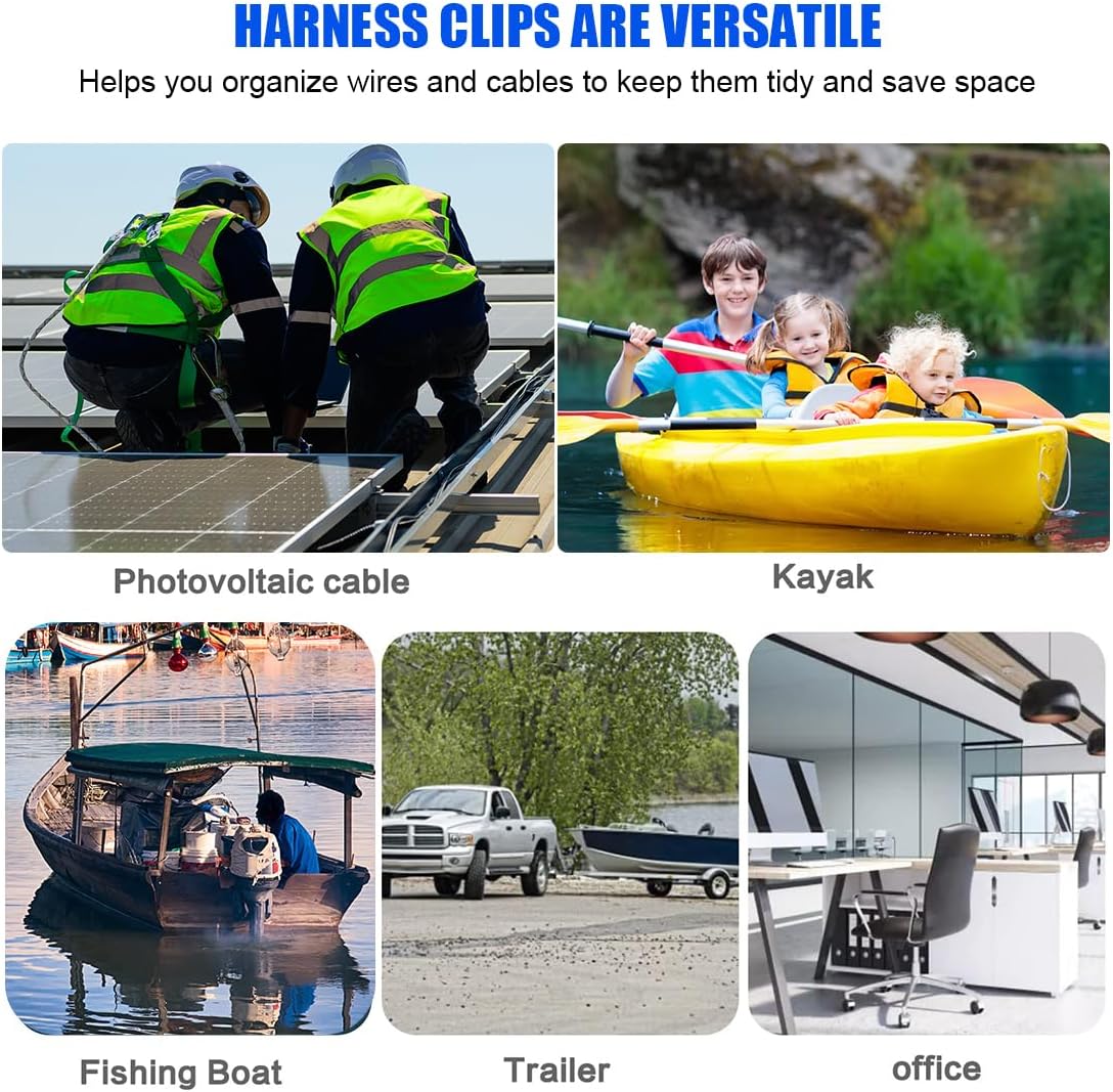 Photovoltaik Drahtclips Kabelclips Schwarz