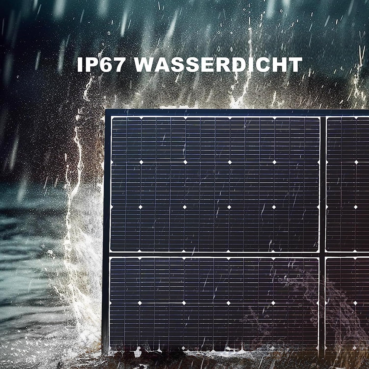 ALLPOWERS SP039 600W Faltbar Solarpanel Wohnmobil Solarpanel Set IP67 Wasserdicht 44V Monokristalline Solarmodule für Tragbare Solargeneratoren RV Batterie Boot Wohnwagen Balkon Garten Camping