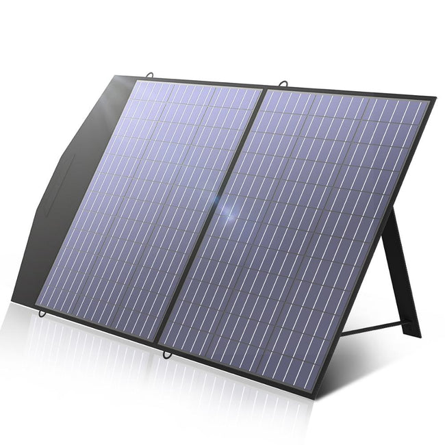 ALLPOWERS faltbares und tragbares Solarpanel 100/200 W Solarbatterieladegerät, Notstromversorgung für den Außenbereich für Kraftwerk usw